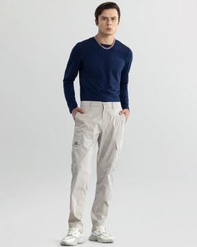 men relaxed fit cargo pants