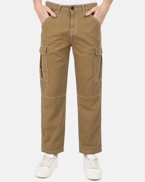 men relaxed fit cargo pants