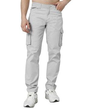 men relaxed fit cargo pants