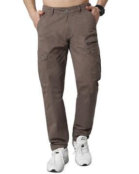 men relaxed fit cargo pants