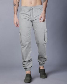 men relaxed fit cargo pants