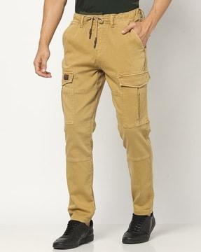 men relaxed fit cargo pants