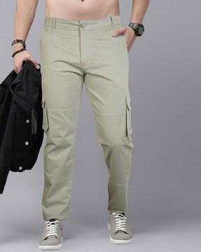 men relaxed fit cargo pants