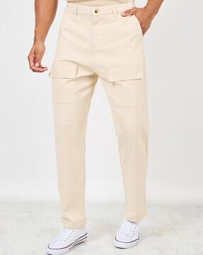 men relaxed fit cargo pants