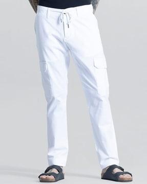 men relaxed fit cargo pants