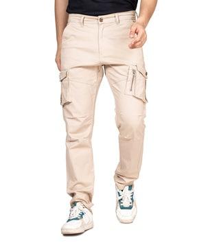 men relaxed fit cargo pants