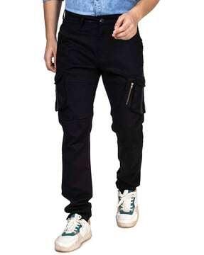 men relaxed fit cargo pants