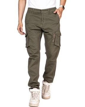 men relaxed fit cargo pants