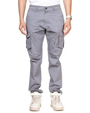 men relaxed fit cargo pants