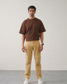 men relaxed fit cargo pants