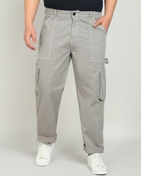 men relaxed fit cargo pants