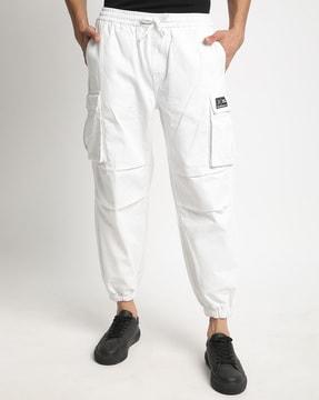 men relaxed fit cargo pants