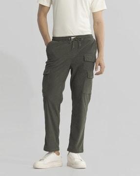 men relaxed fit cargo pants