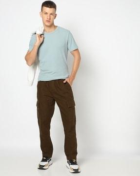 men relaxed fit cargo pants