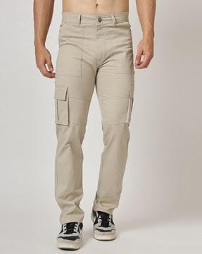 men relaxed fit cargo pants