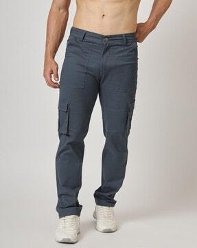 men relaxed fit cargo pants