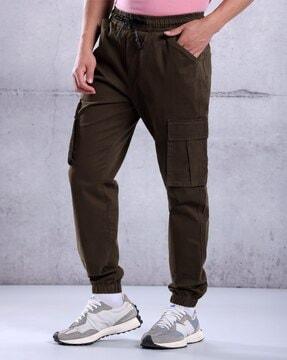 men relaxed fit cargo pants