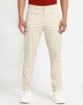 men relaxed fit cargo pants