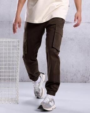 men relaxed fit cargo pants