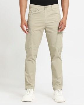 men relaxed fit cargo pants