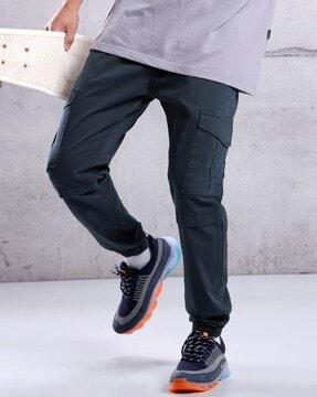 men relaxed fit cargo pants