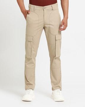 men relaxed fit cargo pants