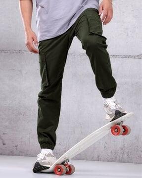 men relaxed fit cargo pants