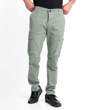 men relaxed fit cargo pants