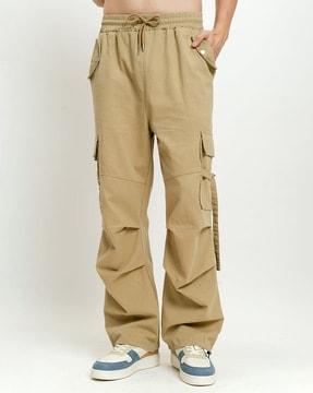 men relaxed fit cargo pants