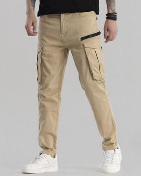 men relaxed fit cargo pants