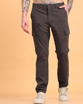 men relaxed fit cargo pants