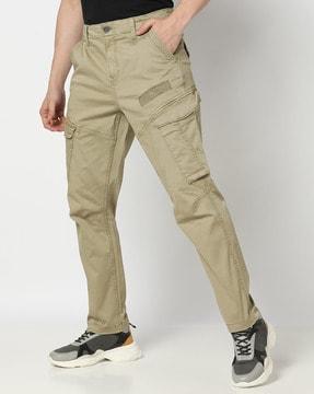 men relaxed fit cargo pants