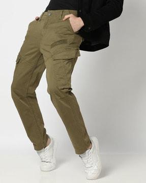 men relaxed fit cargo pants