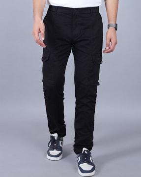 men relaxed fit cargo pants