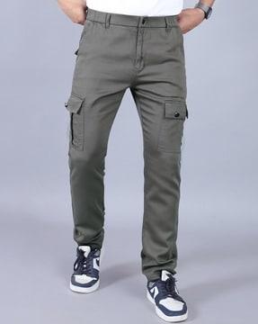 men relaxed fit cargo pants