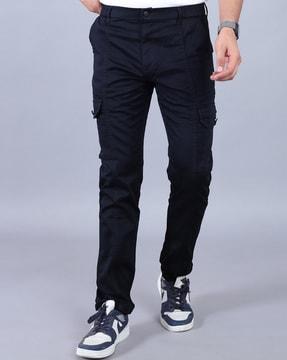 men relaxed fit cargo pants