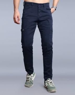 men relaxed fit cargo pants