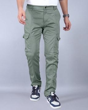 men relaxed fit cargo pants