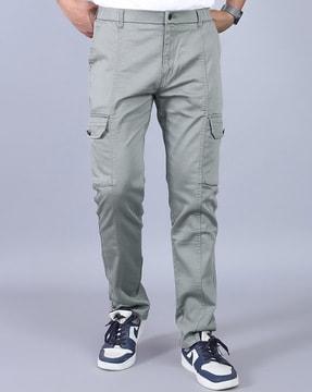 men relaxed fit cargo pants