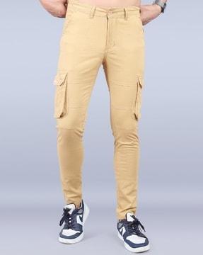 men relaxed fit cargo pants