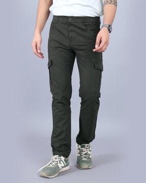 men relaxed fit cargo pants