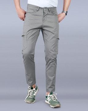 men relaxed fit cargo pants