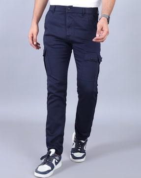 men relaxed fit cargo pants