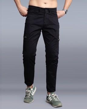 men relaxed fit cargo pants