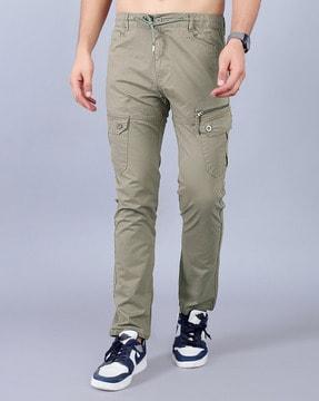 men relaxed fit cargo pants