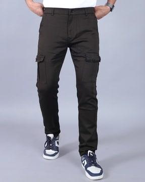 men relaxed fit cargo pants