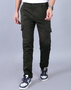 men relaxed fit cargo pants