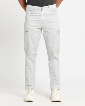 men relaxed fit cargo pants