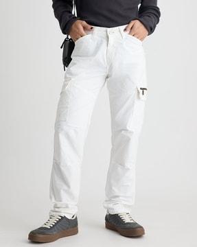 men relaxed fit cargo pants