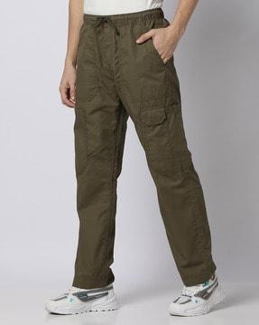 men relaxed fit cargo pants